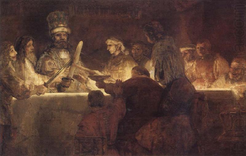 The Conspiracy of Claudius Civilis, REMBRANDT Harmenszoon van Rijn